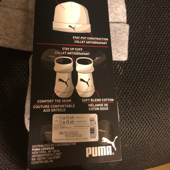 Puma Baby Newborn Hat & Booties Set (0-6m) - Picture 3 of 5